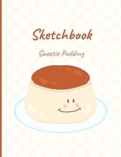 Independently Published Sweetie Pudding Kawaii Sketchbook: For Dessert Lover, For Kawaii Girls And Women, Drawing Book, Blank Paper, (8.5 X 11) Inches, 110 Pages ürün görseli 1