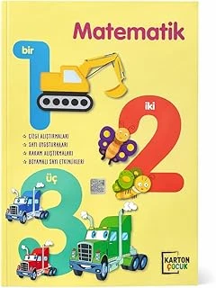 Matematik Resim Boyama Kitabı 12 Renk Boya Kalemi Seti, Çizgi Rakam Alıştırmaları Boyamalı Sayı Etkinlikleri 80 Sayfa Karton Çocuk ürün görseli 1
