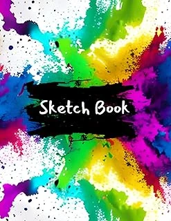 Abstract Dreams A Blank Sketchbook For You Artist Ideas: 110 Blank White 8.5 X 11 Page Sketchbook For Artist Drawing, Sketching And Doodling (Premium Abstract Cover Volume 2) ürün görseli 1