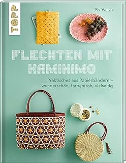 Flechten Mit Kamihimo: Praktisches Aus Papierbändern – Wunderschön, Farbenfroh, Vielseitig. Kreativ Mit Paper Straps! ürün görseli 1