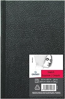 Canson Sanatçı Serisi Eskiz Defteri Kağıt Pedi, Kalem Kömür İçin, Asit İçermez, Sert Ciltli, 29,5 Kg, 5,5 X 8,5 Inç, 100 Yaprak, 0, 5,5 X 8,5 Cm ürün görseli 1