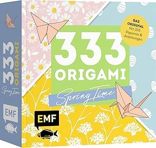 333 Origami – Spring Time – Zauberschöne Papiere Falten Für Frühling & Ostern: Das – Mit Anleitungen Und 333 Feinen Papieren – Hochwertiges ... Wunderschönen Motiven Für Frühling Und Ostern ürün görseli 1