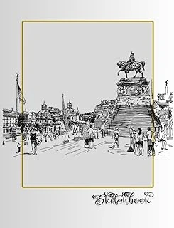 Sketchbook: City Scene, Large 8.5" X 11", 110 Pages, Perfect For Everyone, Crayons, Pencils, Drawing And Sketching ürün görseli 1