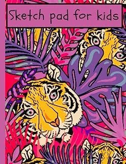 Independently Published Sketch Pad For Kids: Hidden Tiger Styled Drawing Pad For Children, With Blank Pages To Scribble Or Draw ürün görseli 1
