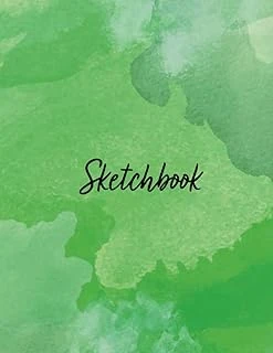 Sketch Book: Notebook For Drawing, Writing, Painting, Sketching And Doodling, 120 Pages, 8.5X 11 ( Watercolor Cover Vol.13) ürün görseli 1