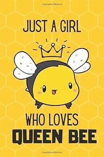 Just A Girl Who Loves Queen Bee Sketckbook: Great Sketchbook Gift For Any Bee Lover, Perfect Gift For Womens,Girls And Kids - Bee Sketch Book For Drawing And Sketching- 110 Blank Drawing Paper ürün görseli 1