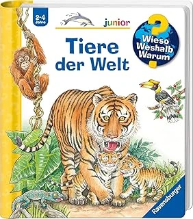 Wieso? Weshalb? Warum? Junior, Band 73 - Tiere Der Welt (Sachbuch Ab 2 Jahre - Mit Klappen) ürün görseli 1