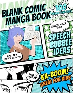Nil The Grid-Guide Blank Comic Book Sketchpad: Unleash Your Creativity ürün görseli 1