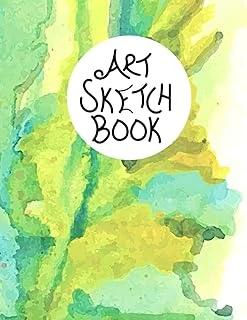 Independently Published Sketch Book: Hand Painted Watercolor Sea Plants Cover ürün görseli 1
