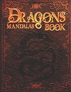 Dragons Mandalas Book: High Quality Dragons Mandala For Relaxing - Ideal For Teenagers Or Adults - 8,5X11 Inches ürün görseli 1