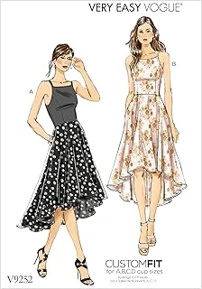 Vogue Patterns Kesim Örneği Elbise, Çok Renkli, Beden 6 – 14 ürün görseli 1
