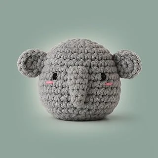 Mini Fil Örgü Kiti - Amigurumi Tığ Kiti ürün görseli 1