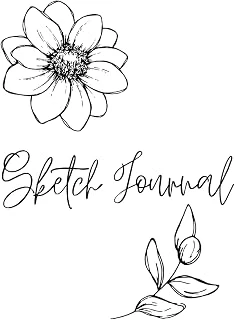Independently Published Sketch Journal Floral ürün görseli 1