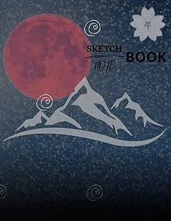Sakura Sketchbook: Notebook For Drawing And Doodling Illustration Of Sakura Sumie 8.5X11 Inch 21.59X27.94 Cm 100 Pages ürün görseli 1