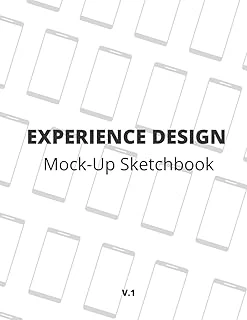 Independently Published Experience Mock-Up Sketchbook: Mobile Wireframe, No Grid ürün görseli 1