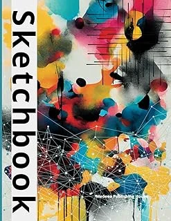 Independently Published Sketchbook: School Album For Drawing, With White Pages And Border, For Drawing, Writing, Painting, Sketching Or Scribbling, For Drawing With Colored And Simple Pencils, Aquare ürün görseli 1