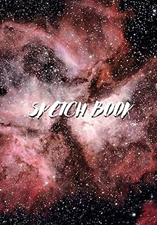 « The Reason Someone Smile Today. »: Galaxy Sketchbook For Space Lovers, Softcover ⎮7X10 Inches⎮ Motivational & Inspirational Sketch Pad For ... Large Paper With Quote On The Cover ürün görseli 1