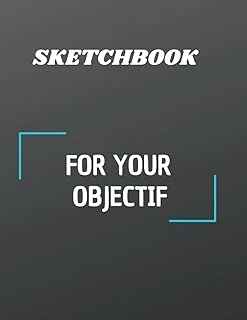 Sketchbook For Your Objectif: Drawing Book Sketching 110 Paper Blank 8.5 * 11Inch ürün görseli 1