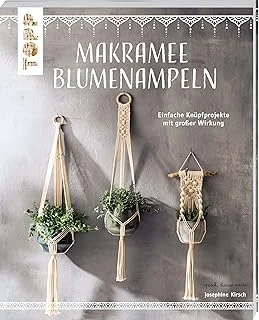 Makramee Blumenampeln (Kreativ.Kompakt): Einfache Knüpfprojekte Mit Großer Wirkung ürün görseli 1