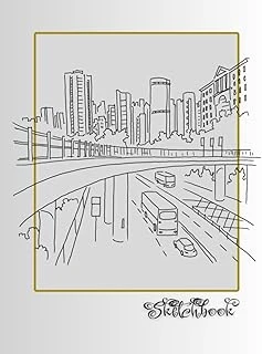 Sketchbook: City Scene, Large 8.5" X 11", 110 Pages, Perfect For Everyone, Crayons, Pencils, Drawing And Sketching ürün görseli 1