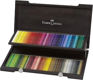 Faber-Castell Polychromos Kuru Boya Kalemi Ahşap Kutu, 120 Renk ürün görseli 1