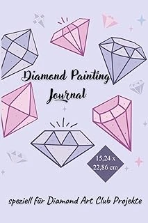 Independently Published Diamond Painting Journal - Notizbuch Für 40 Diamond Painting Projekte - Dac Version: Speziell Für Diamond Club - Jetzt In Kleinem Format ürün görseli 1