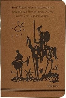 Don Kişot Kraft Defter ürün görseli 1