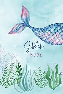 Mermaid Sketchbook: 100 Page Blank Journal And Sketchbook ürün görseli 1