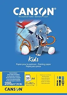 Canson 400015588 Hobi, Boyama Kağıdı, A4, Beyaz ürün görseli 1