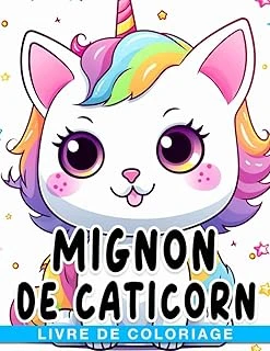 Independently Published Livre De Coloriage Mignon De Caticorn: Adorables Licornes Avec De Belles Pages À Colorier ürün görseli 1