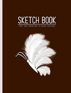 Independently Published Sketch Book For Imagination Ii: Improve Your Drawing Skills - Blank Paper Pad With Frame / 8.5'' X 11.0'' (Totals 110 Pages) For Sketching, Drawing, Painting. ürün görseli 1