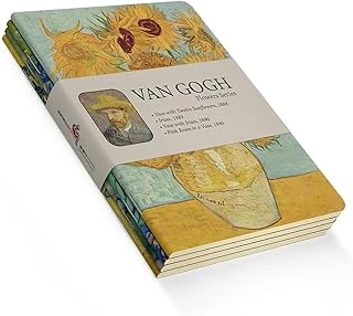 Retronote Van Gogh 4'Lü Defter Seti 3, Flowers Series, Çizgisiz, 64 Sayfa, 10.5X14Cm ürün görseli 1