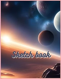 Sketch Book: A Notebook For Everyone Who Loves To Draw, Write, Sketch Or Draw. 110 Pages, 8.5X11. ürün görseli 1