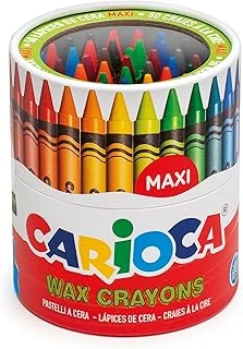 Carioca Wax Maxı Yıkanabilir Pastel Boya Kalemi 50'Li ürün görseli 1