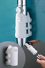 7 Vantuzlu Su Geçirmeyen Dayanıklı Kancalı Banyo Duş Başlığı Askı Tutucu Silikon Güçlü Vantuz Vakum Aparatı ürün görseli 1