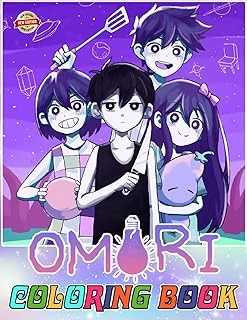 Independently Published Omori Coloring Book Game For Fan Teen Men Women Kid: [New Edition 2023] Beautiful And Unique Designs For All Fans ürün görseli 1