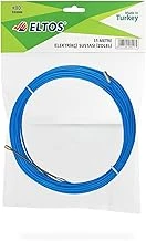 Elektrikçi Sustası İzoleli, Kablo Çekme Yayı, Balık Bandı, Plastik Kaplamalı, Çelik Kılavuz, Ergonomik, Düşük Sürtünme Uç, Tesisat Kablo Kanalı İçin, Esnek, Dayanıklı (15 M) ürün görseli 1