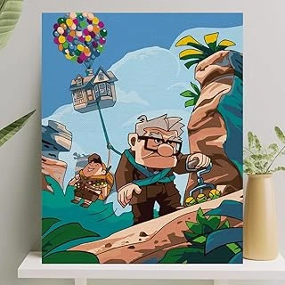Palmiye Hobi Sanat Sayılarla Boyama Tuval Seti Fırça Boya Dahil (Çıtalı) 40X50 Cm - Up ürün görseli 1