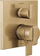 Faucet T27867-Cz Açısal Monitör 17 Serisi Vana 3 Ayar Entegre Duş Trimi, Saptırıcılı, Şampanya Bronz ürün görseli 1