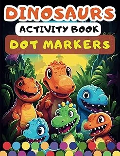 Independently Published Dinosaur Dot Markers Activity Book, Easy Big Dot Coloring For Kids Ages 2-5: Perfect Gift For Toddlers, Preschool Kindergarten Finger Painting Activity ürün görseli 1