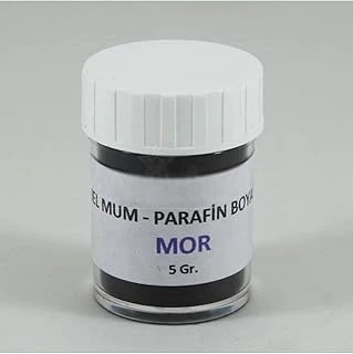 Mor Renk Jel Mum Parafin Toz Boyası 5 Gr ürün görseli 1