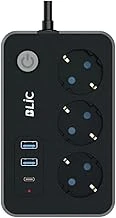 Blic Strip Power Akıllı Çocuk Korumalı Priz, 3 Soket, 2 Usb, 1 Type-C, Termal Koruma, 2500W, 10A, 2M Kablo ürün görseli 1