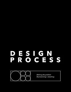 Sketchbook Journal For Graphic Designers And Artists - Process And Brainstorming - 520 Pages - 8.5"X11" ürün görseli 1