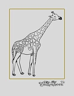 Sketchbook: African Wildlife Sketch, Large 8.5" X 11", 110 Pages, Perfect For Everyone, Crayons, Pencils, Drawing And Sketching ürün görseli 1
