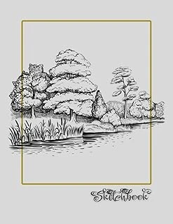 Sketchbook: River Scene, Large 8.5" X 11", 110 Pages, Perfect For Everyone, Crayons, Pencils, Drawing And Sketching ürün görseli 1