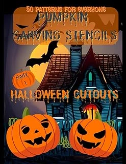 Independently Published Pumpkin Carving Stencils 50 Patterns For Everyone, Halloween Cutouts Part 1: Decorating For Halloween Through Fun Patterns. Daily Fun And Exercise ... And Up. Book In Matte Co ürün görseli 1