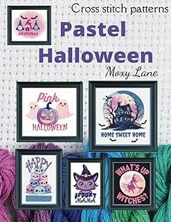 Independently Published Pastel Halloween Cross Stitch Patterns ürün görseli 1