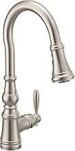 Moen Weymouth Spot Dirençli Paslanmaz Tek Kulplu Geleneksel Aşağı Çekmeli Mutfak Bataryası Power Boost Ile, S73004Srs ürün görseli 1