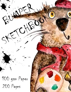 Bumper Sketchbook: 200 Pages Blank White Paper: Drawing Pad: 8.5" X 11" :Creative Doodling Sketch Book: (Cat Sketchbooks) ürün görseli 1