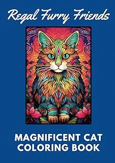 Independently Published Furry Friends Magnificent Cat Coloring Book ürün görseli 1